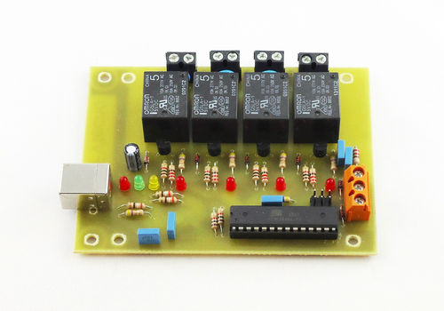 INTERFACCIA USB 4 RELE' INTERFACCIA USB OUT 4 RELE'